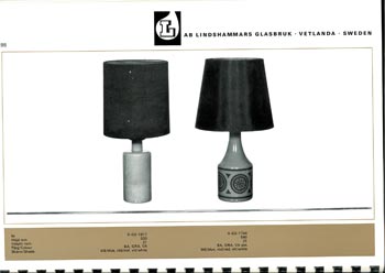 Lindshammar 1960's Swedish Glass Catalogue, Page 98