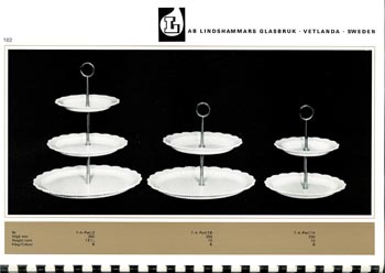 Lindshammar 1960's Swedish Glass Catalogue, Page 102