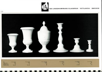Lindshammar 1960's Swedish Glass Catalogue, Page 112