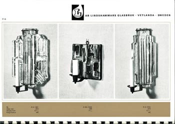 Lindshammar 1960's Swedish Glass Catalogue, Page 114