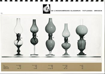 Lindshammar 1960's Swedish Glass Catalogue, Page 15