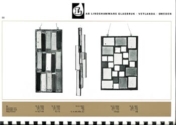 Lindshammar 1960's Swedish Glass Catalogue, Page 90
