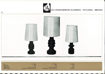 Lindshammar 1960's Swedish Glass Catalogue, Page 94
