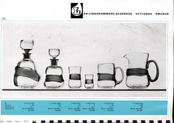 Lindshammar 1969 Swedish Glass Catalogue, Page 152