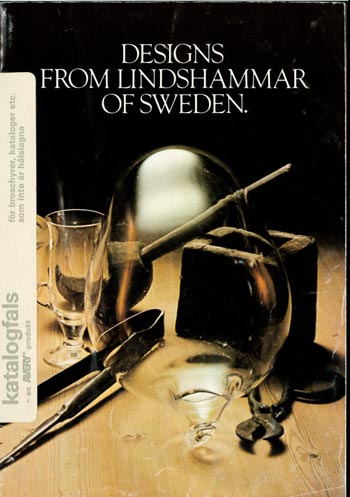 Lindshammar 1980's Swedish Glass Catalogue, Front Cover