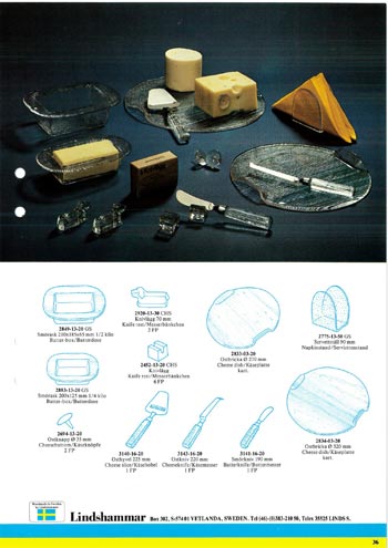 Lindshammar 1980's Swedish Glass Catalogue, Page 36
