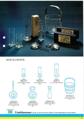 Lindshammar 1980's Swedish Glass Catalogue, Page 44