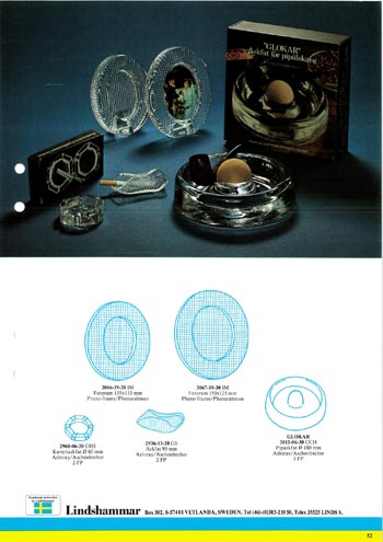 Lindshammar 1980's Swedish Glass Catalogue, Page 52