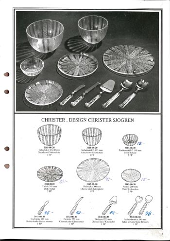 Lindshammar 1980 Swedish Glass Catalogue, Page 3