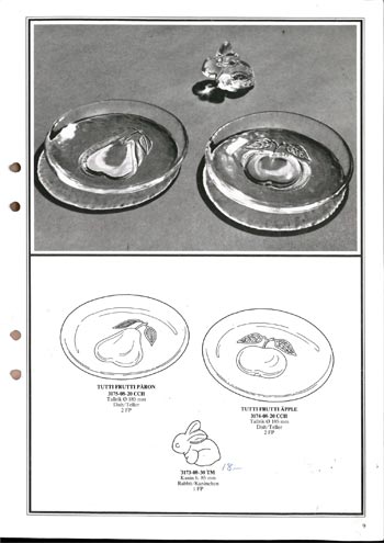 Lindshammar 1980 Swedish Glass Catalogue, Page 9
