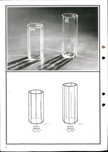 Lindshammar 1980 Swedish Glass Catalogue, Page 10