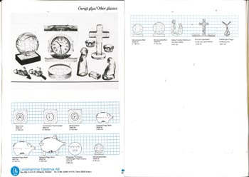 Lindshammar 1987 Swedish Glass Catalogue, Page 30
