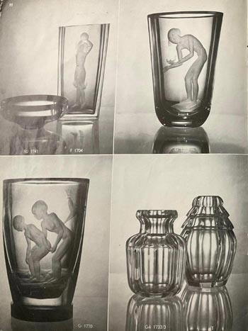 Orrefors 1937 Glass Catalogue, Page 11