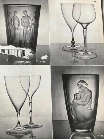 Orrefors 1937 Glass Catalogue, Page 24