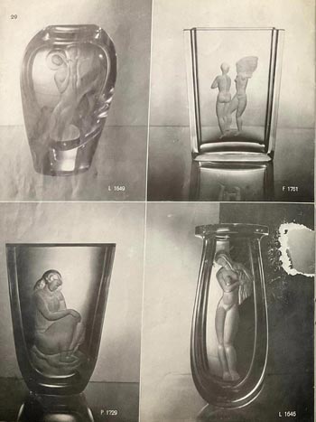 Orrefors 1937 Glass Catalogue, Page 29