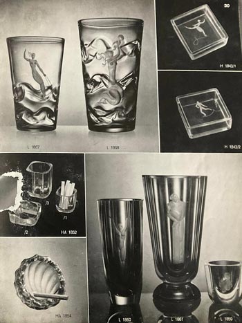 Orrefors 1937 Glass Catalogue, Page 30