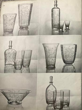 Orrefors 1937 Glass Catalogue, Page 31
