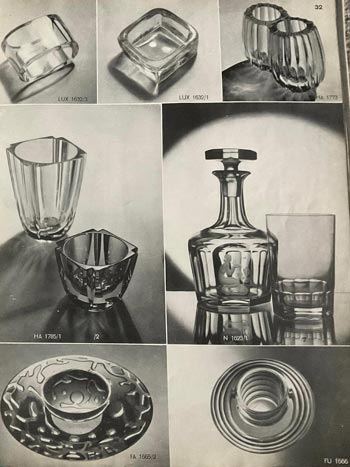 Orrefors 1937 Glass Catalogue, Page 32