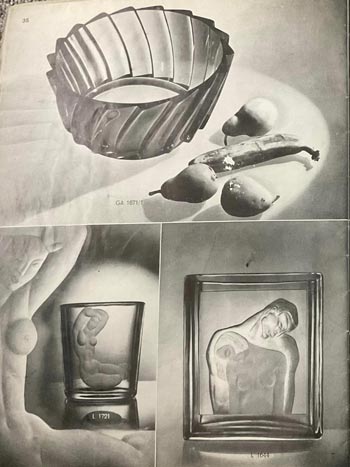 Orrefors 1937 Glass Catalogue, Page 35