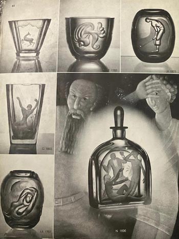 Orrefors 1937 Glass Catalogue, Page 41