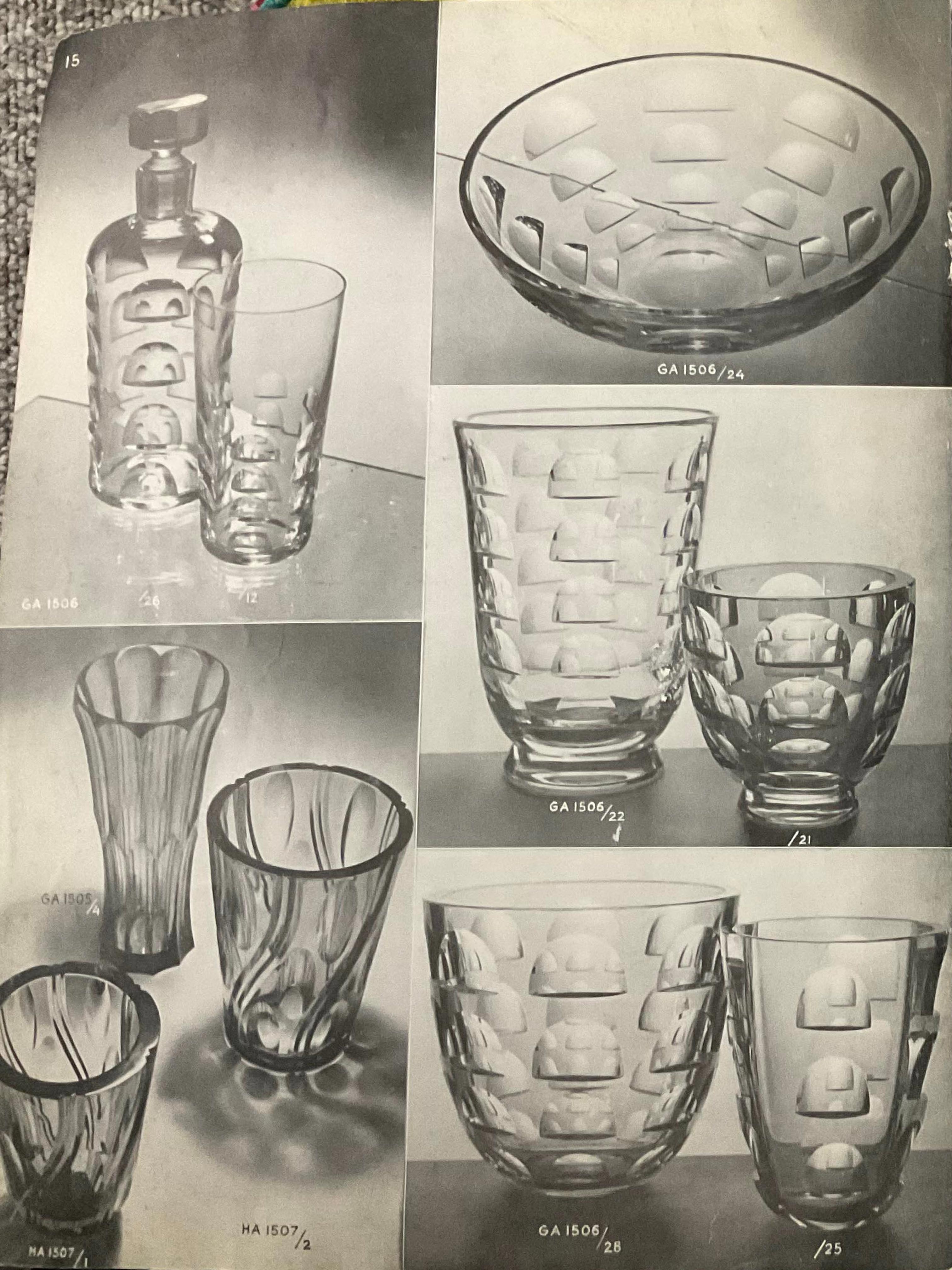 Orrefors Glass Catalogue 1937 Glass Encyclopaedia