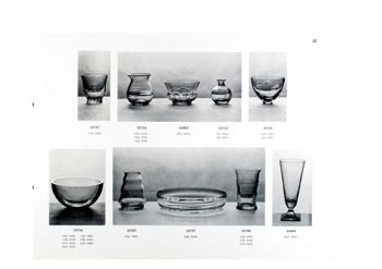Pukeberg 1943 Swedish Glass Catalogue, Page 37