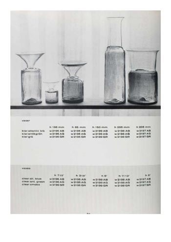 Pukeberg 1963 Swedish Glass Catalogue, Page 34