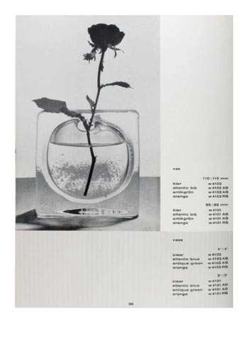 Pukeberg 1963 Swedish Glass Catalogue, Page 36