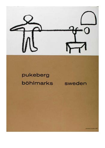 Pukeberg 1963 Swedish Glass Catalogue, Back Cover