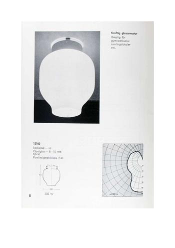 Pukeberg 1964 Swedish Glass Catalogue, Page 8