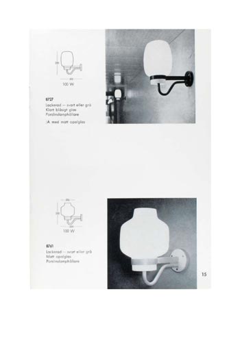 Pukeberg 1964 Swedish Glass Catalogue, Page 15 (14 missing)