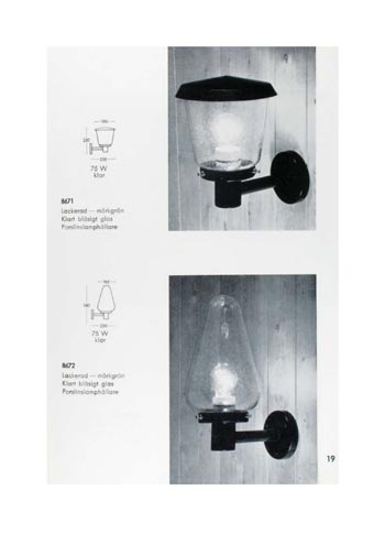 Pukeberg 1964 Swedish Glass Catalogue, Page 19