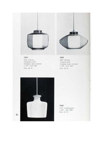 Pukeberg 1964 Swedish Glass Catalogue, Page 24