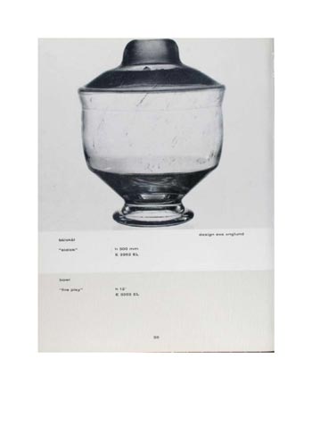 Pukeberg 1966 Swedish Glass Catalogue, Page 28