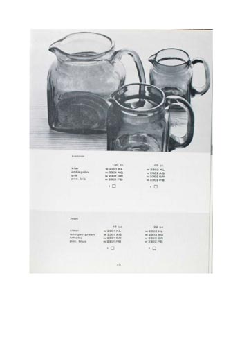 Pukeberg 1966 Swedish Glass Catalogue, Page 43