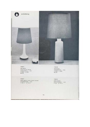Pukeberg 1966 Swedish Glass Catalogue, Page 78