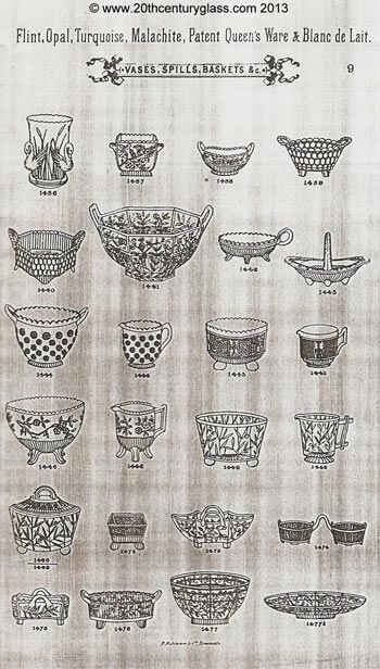 Sowerby 1882 Glass Catalogue, Page 9