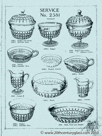 Sowerby 1927 Glass Catalogue, Page 9