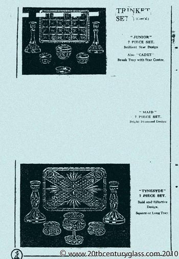 Sowerby 1933 Glass Catalogue, Page 8