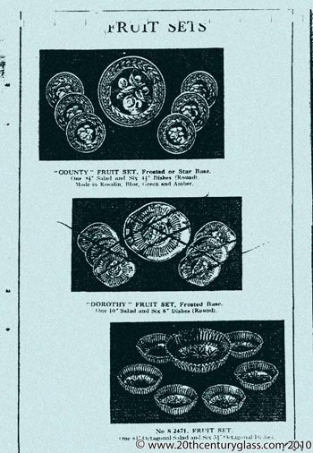 Sowerby 1933 Glass Catalogue, Page 9