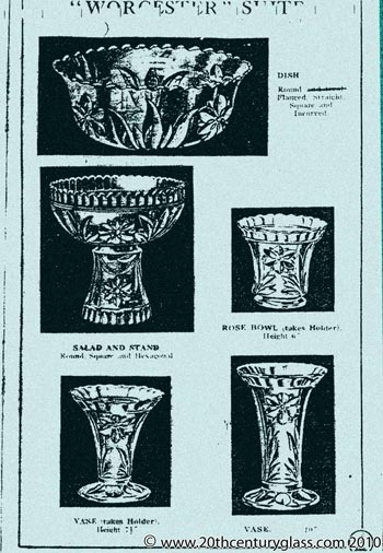 Sowerby 1933 Glass Catalogue, Page 17