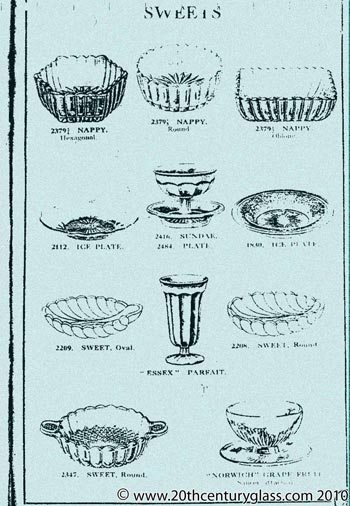 Sowerby 1933 Glass Catalogue, Page 25