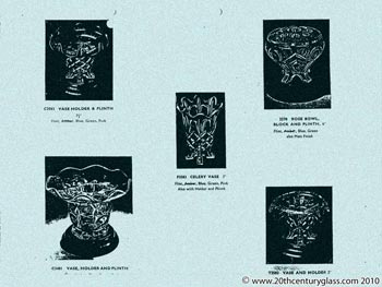 Sowerby Glass Catalogue List 39, Page 7