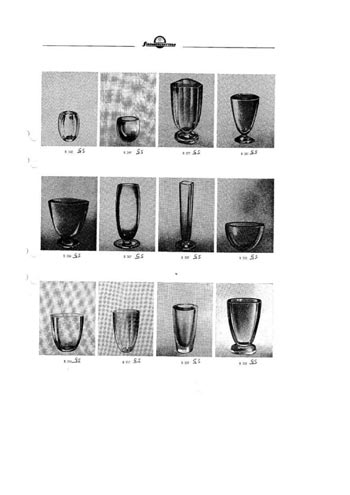 Stromberg 1954 Swedish Glass Catalogue, Page 4