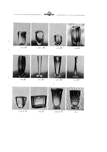 Stromberg 1954 Swedish Glass Catalogue, Page 5