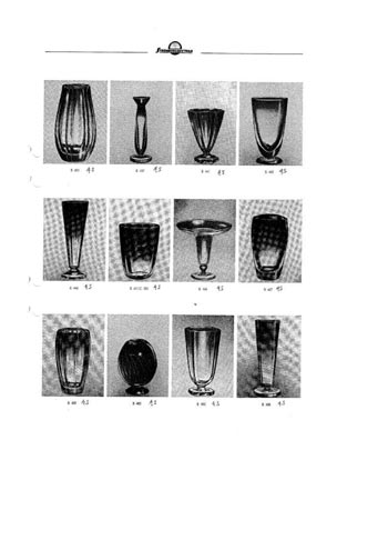 Stromberg 1954 Swedish Glass Catalogue, Page 6