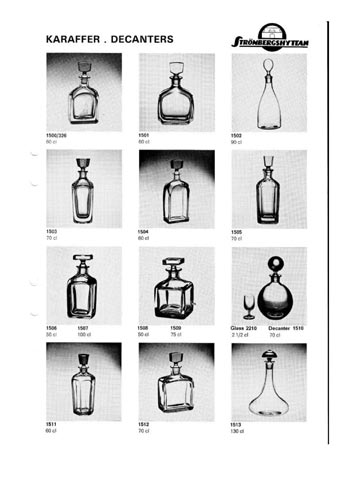 Stromberg 1977 Swedish Glass Catalogue, Page 11