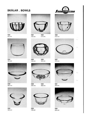 Stromberg 1977 Swedish Glass Catalogue, Page 17