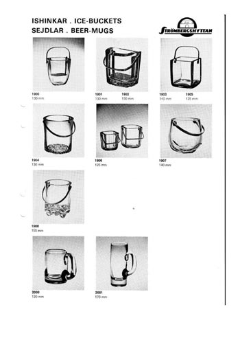 Stromberg 1977 Swedish Glass Catalogue, Page 18