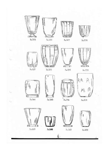 Stromberg Swedish Glass Catalogue, Before 1954, Page 5